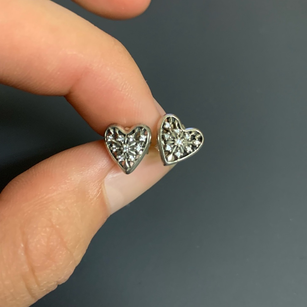 Pandora Hearts of Winter Stud Earrings